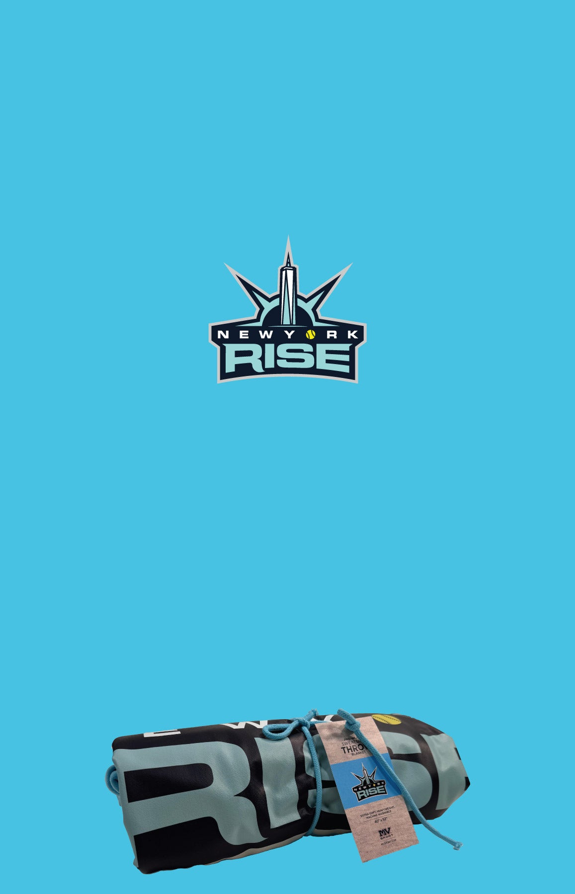 Rise -  Logo Fleece Throw Blanket