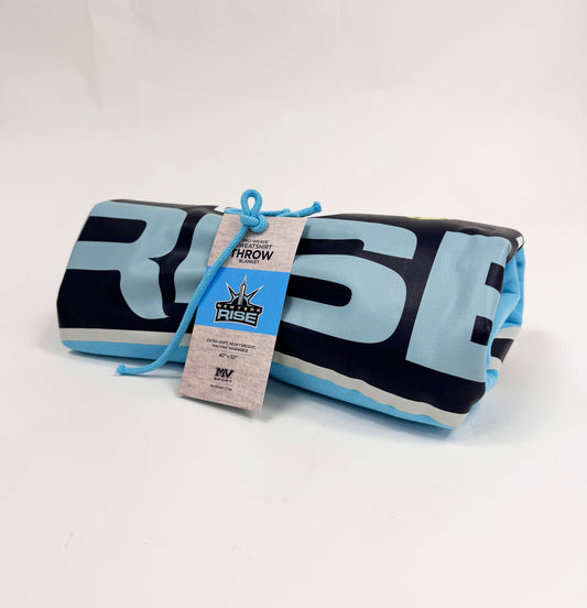 Rise -  Logo Fleece Throw Blanket
