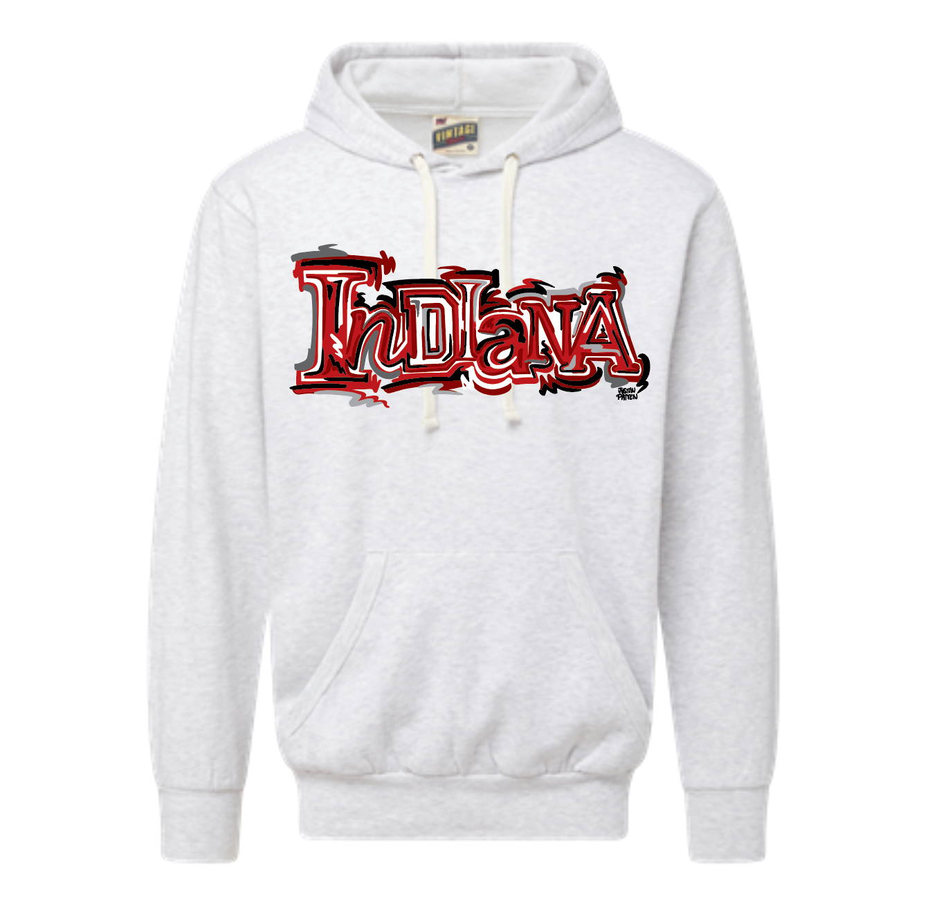 Justin Patten Indiana Vintage Hoodie