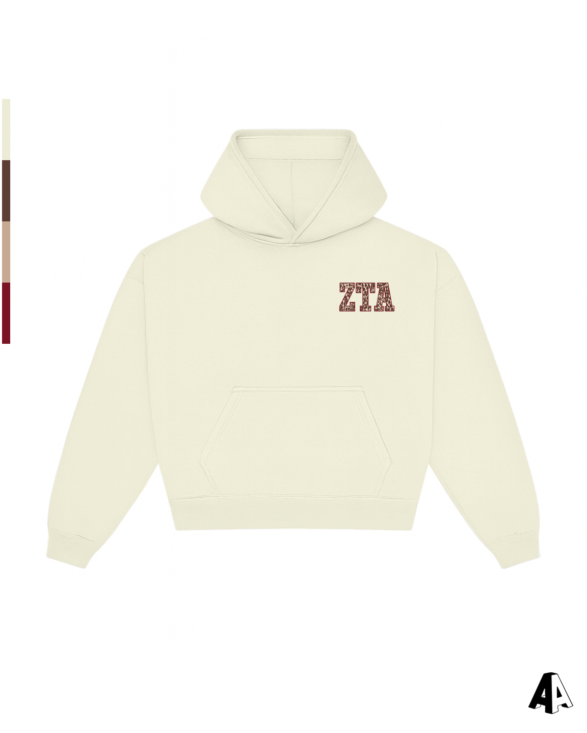 Cheetah Ivory Hoodie